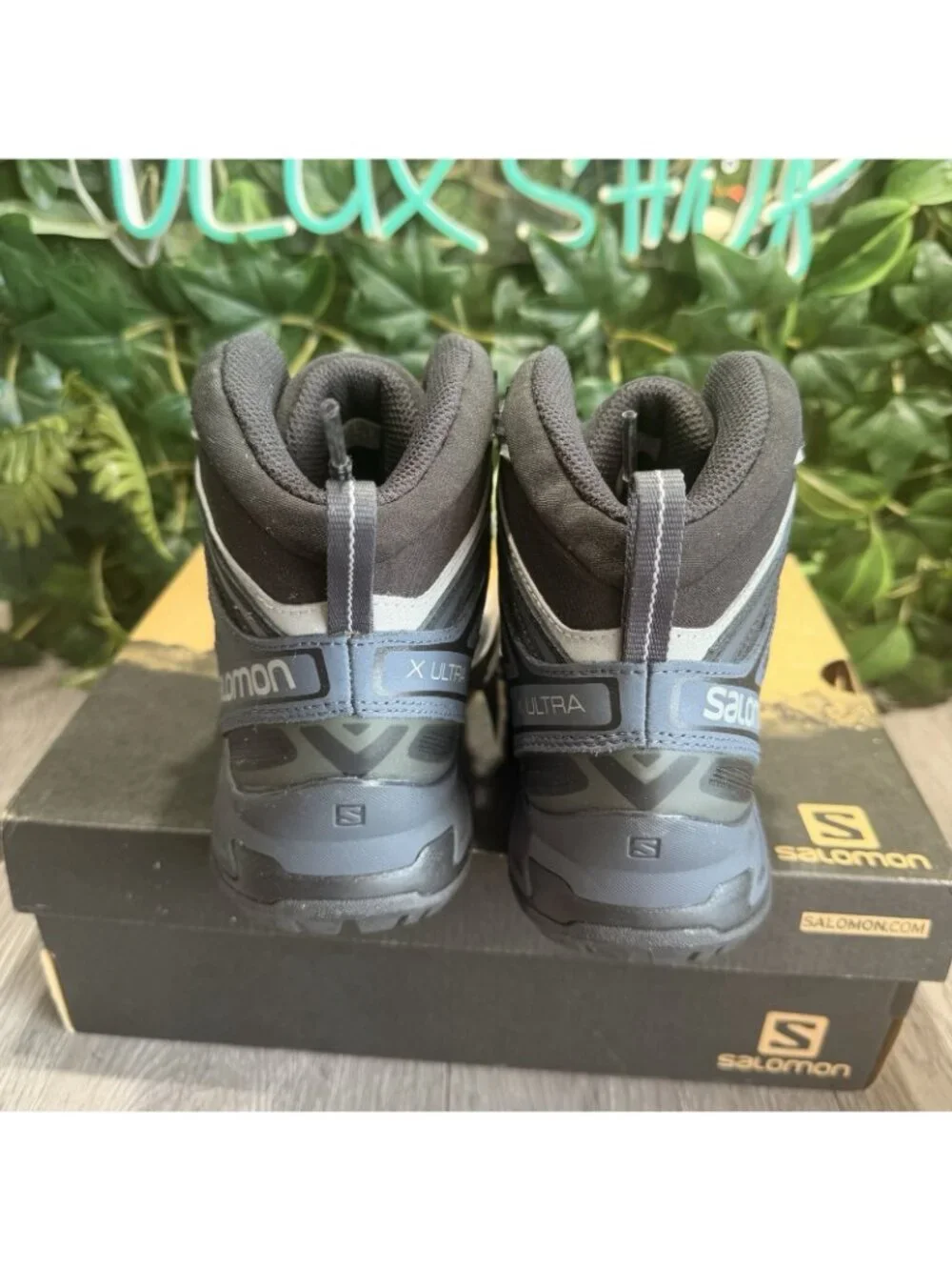New Men's Salomon X Ultra Mid GTX Shoes Black Trail Hiking Sneakers 398674 7.5